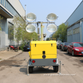New product portable Trailer telescopic pole Light Tower
